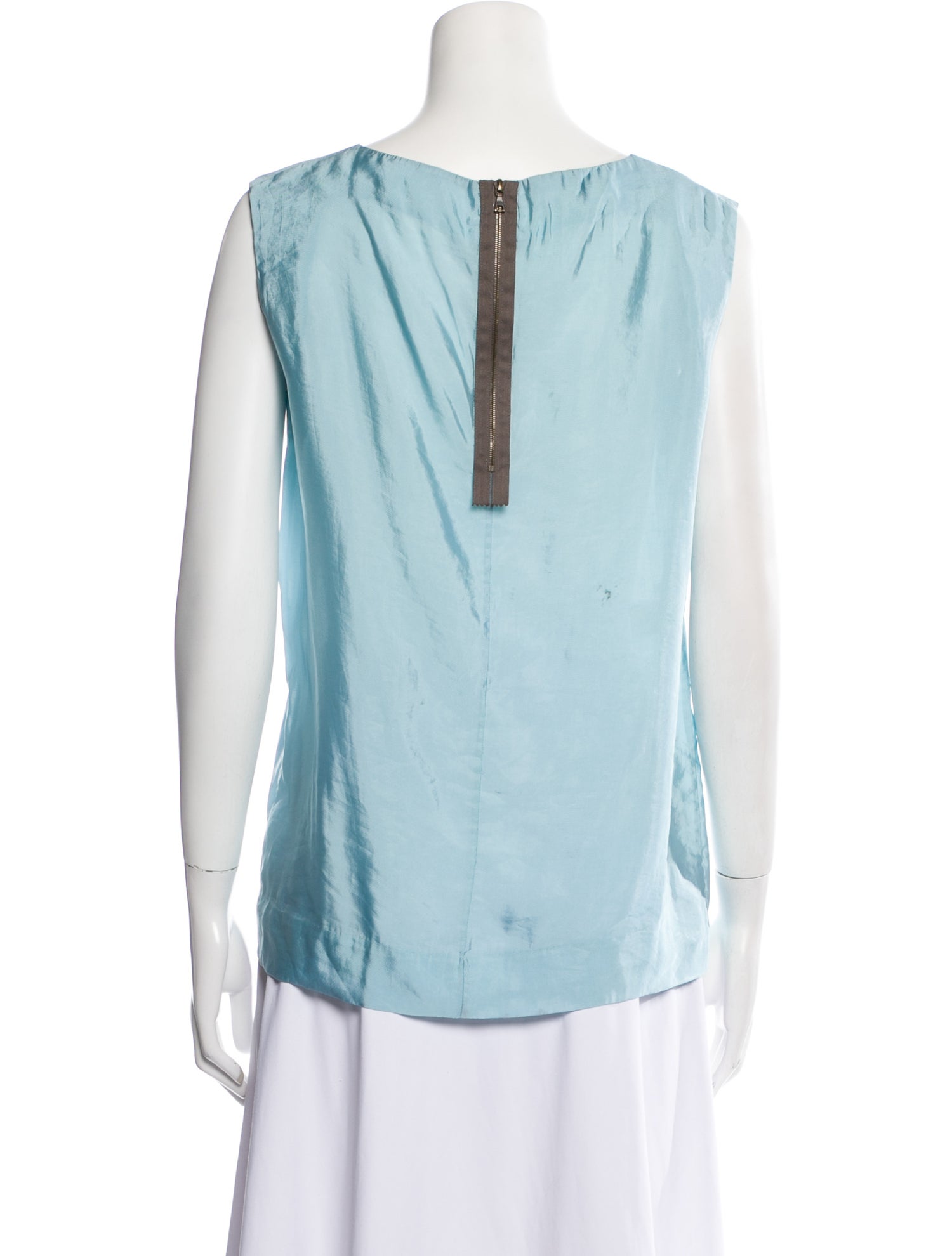 Marni Bateau Neckline Sleeveless Blouse